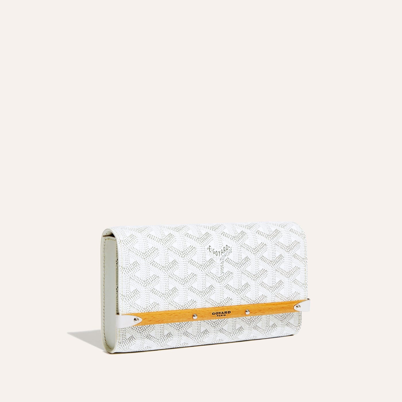 Goyard Monte-Carlo Mini Case White - Image 1